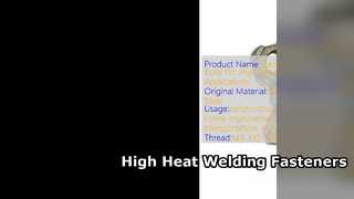 高温溶接ナット ボルト 316 ステンレス鋼